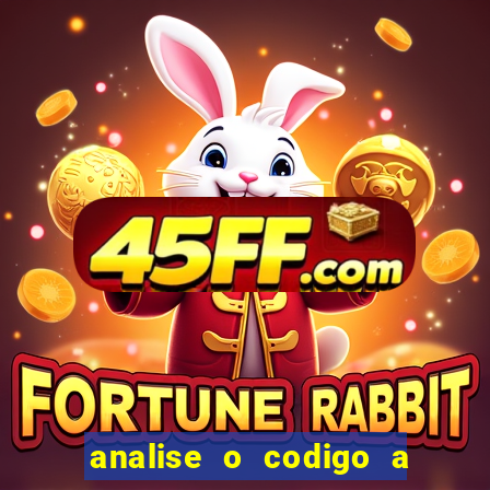 analise o codigo a seguir 1 import javax.swing.joptionpane